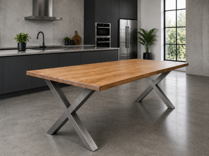X Frame Dining Table
